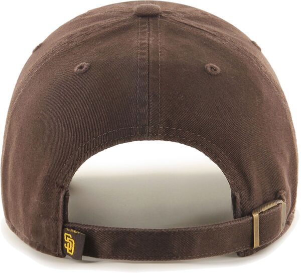 【送料無料】 フォーティーセブン メンズ 帽子 アクセサリー ‘47 Men's San Diego Padres Brown Clean Up Adjustable Hat