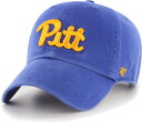 【送料無料】 フォーティーセブン メンズ 帽子 アクセサリー ‘47 Men's Pitt Panthers Blue Clean Up Adjustable Hat(4)