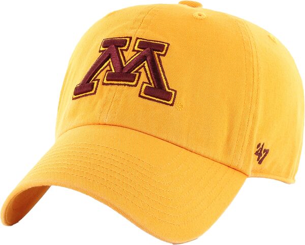【送料無料】 フォーティーセブン レディース 帽子 アクセサリー ‘47 Men's Minnesota Golden Gophers Gold Clean Up Adjustable Hat