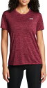【送料無料】 アンダーアーマー レディース Tシャツ トップス Under Armour Women's Tech Twist Short Sleeve T-Shirt Cardinal/White(4)