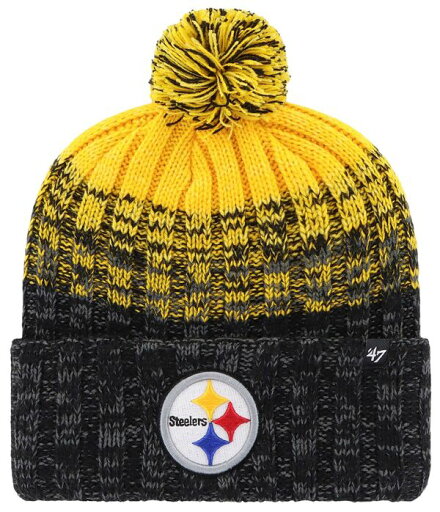 【送料無料】 フォーティーセブン メンズ 帽子 ニットキャップ アクセサリー '47 Men's Pittsburgh Steelers Cascade Black Knit Beanie 【送料無料】 フォーティーセブン メンズ 帽子 ニットキャップ アクセサリー '47 Men's Pittsburgh Steelers Cascade Black Knit Beanie