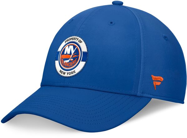 【送料無料】 ファナティクス メンズ 帽子 アクセサリー NHL Adult New York Islanders 2024-2025 Authentic Pro Practice Royal Flex Hat