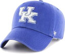 【送料無料】 フォーティーセブン メンズ 帽子 アクセサリー ‘47 Men's Kentucky Wildcats Blue Clean Up Adjusta...