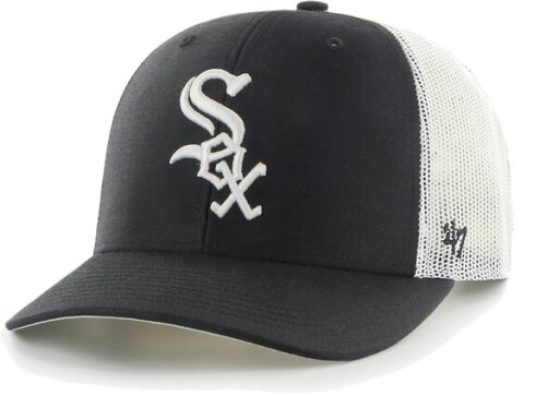【送料無料】 フォーティーセブン メンズ 帽子 アクセサリー '47 Men's Chicago White Sox Black Adjustable Trucker Hat 【送料無料】 フォーティーセブン メンズ 帽子 アクセサリー '47 Men's Chicago White Sox Black Adjustable Trucker Hat