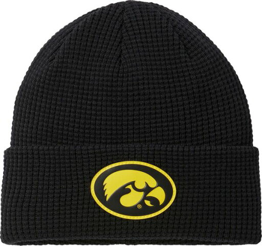 【送料無料】 コロンビア メンズ 帽子 ニットキャップ アクセサリー Columbia Men's Iowa Hawkeyes Black Gridiron Beanie 【送料無料】 コロンビア メンズ 帽子 ニットキャップ アクセサリー Columbia Men's Iowa Hawkeyes Black Gridiron Beanie