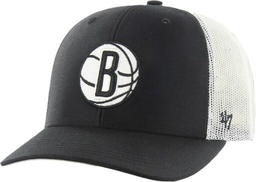 【送料無料】 フォーティーセブン メンズ 帽子 アクセサリー '47 Brooklyn Nets Black Trucker Hat 【送料無料】 フォーティーセブン メンズ 帽子 アクセサリー '47 Brooklyn Nets Black Trucker Hat