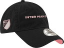 【送料無料】 ニューエラ メンズ 帽子 アクセサリー New Era Women's Inter Miami CF 2023 Wordmark 9Twenty Adjustable Hat(4)