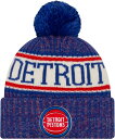 【送料無料】 ニューエラ メンズ 帽子 アクセサリー New Era Men's Detroit Pistons Sports Knit Hat