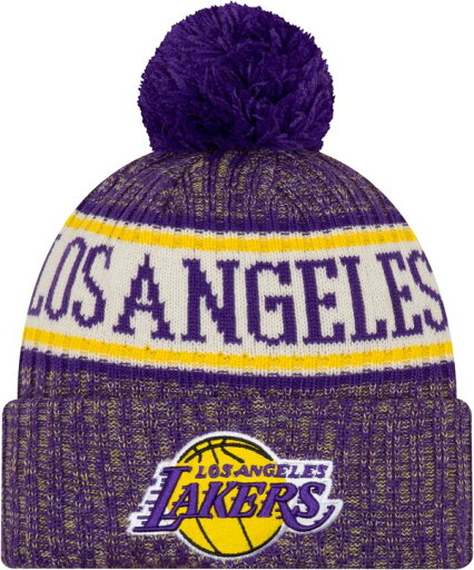 【送料無料】 ニューエラ メンズ 帽子 アクセサリー New Era Men's Los Angeles Lakers Sports Knit Hat 【送料無料】 ニューエラ メンズ 帽子 アクセサリー New Era Men's Los Angeles Lakers Sports Knit Hat