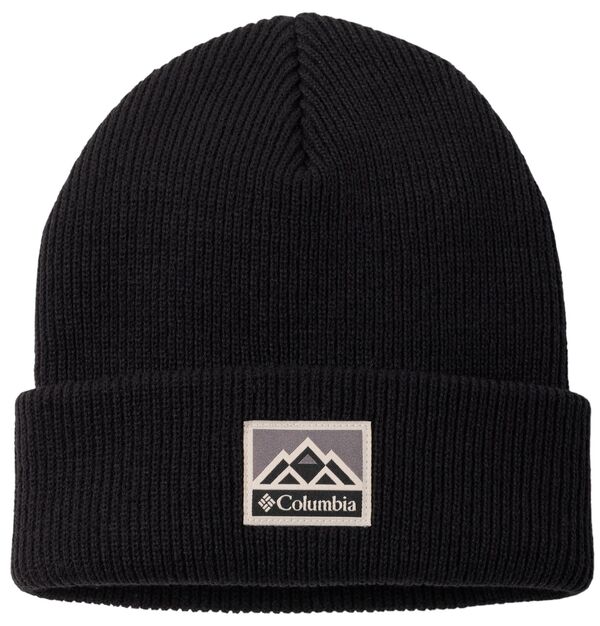【送料無料】 コロンビア メンズ 帽子 ニットキャップ アクセサリー Columbia Men's Whirlibird Cuffed Beanie Black/Mountains