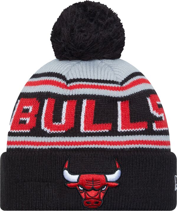 【送料無料】 ニューエラ メンズ 帽子 アクセサリー New Era Adult Chicago Bulls Black Cheer Knit Hat