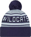 【送料無料】 ニューエラ メンズ 帽子 ニットキャップ アクセサリー New Era Men's Villanova Wildcats Navy Pom Wor...