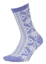 【送料無料】 ノースイースト メンズ 靴下 アンダーウェア Northeast Outfitters Cozy Cabin Women's Nordic Socks Blue