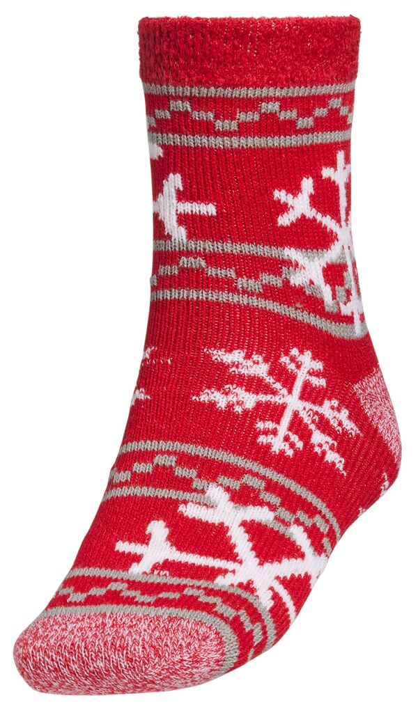  ノースイースト メンズ 靴下 アンダーウェア Northeast Outfitters Men's Cozy Cabin RR Snowflake Shuffle Socks Red/Grey