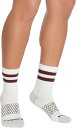 【送料無料】 ボンバス メンズ 靴下 アンダーウェア Bombas Solid Vintage Stripes Half Calf Socks Soft White/Wine