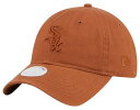 【送料無料】 ニューエラ レディース 帽子 アクセサリー New Era Women's Chicago White Sox Brown 9Twenty Adj...