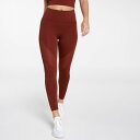 【送料無料】 キャリー レディース レギンス ボトムス CALIA Women's PowerMove Mesh Pieced 7/8 Legging Red Brown