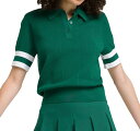 【送料無料】 ウィルソン レディース ポロシャツ トップス Wilson Women's Essex Tennis Polo Club Green