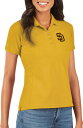 【送料無料】 アンティグア レディース ポロシャツ トップス Antigua Women's San Diego Padres Gold Legacy Piqu...