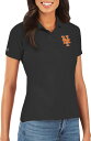 【送料無料】 アンティグア レディース ポロシャツ トップス Antigua Women's New York Mets Grey Legacy Pique P...