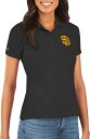【送料無料】 アンティグア レディース ポロシャツ トップス Antigua Women's San Diego Padres Black Legacy Piq...