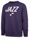 【送料無料】 フォーティーセブン メンズ パーカー・スウェット アウター 47 Brand Adult 2024-25 City Edition Utah Jazz Pregame Crewneck Sweatshirt(4)