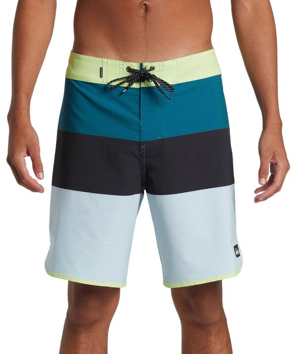 【送料無料】 クイックシルバー メンズ ハーフパンツ・ショーツ 水着 Quiksilver Men's Surfsilk Tijuana 19" Boardshorts Ink Blue