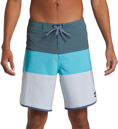 【送料無料】 クイックシルバー メンズ ハーフパンツ・ショーツ 水着 Quiksilver Men's Surfsilk Tijuana 19" Boardshorts Maui Blue