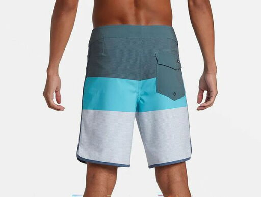【送料無料】 クイックシルバー メンズ ハーフパンツ・ショーツ 水着 Quiksilver Men's Surfsilk Tijuana 19" Boardshorts Maui Blue
