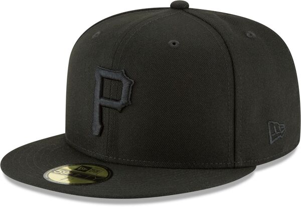 【送料無料】 ニューエラ レディース 帽子 アクセサリー New Era Adult Pittsburgh Pirates Black 59Fifty Fitted Hat(4)