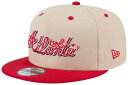 【送料無料】 ニューエラ レディース 帽子 アクセサリー New Era Adult Atlanta Braves Tan Team Art 9Fifty Sn...