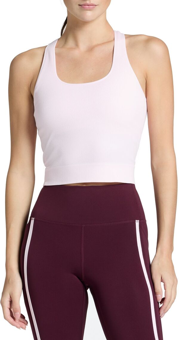 【送料無料】 DSG レディース タンクトップ トップス DSG Women's Momentum Seamless Racerback Tank Top Light Pink