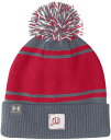 【送料無料】 アンダーアーマー レディース 帽子 ニットキャップ アクセサリー Under Armour Adult Utah Utes Grey Pom Kn...