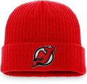 【送料無料】 ファナティクス メンズ 帽子 ニットキャップ アクセサリー NHL New Jersey Devils Core Cuffed Beanie(4)
