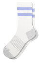 【送料無料】 ボンバス メンズ 靴下 アンダーウェア Bombas Solid Vintage Stripes Half Calf Socks Dawn Blue