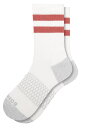 【送料無料】 ボンバス メンズ 靴下 アンダーウェア Bombas Solid Vintage Stripes Half Calf Socks Terracotta