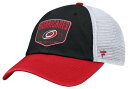 【送料無料】 ファナティクス レディース 帽子 アクセサリー NHL Adult Carolina Hurricanes One Time Black Adju...