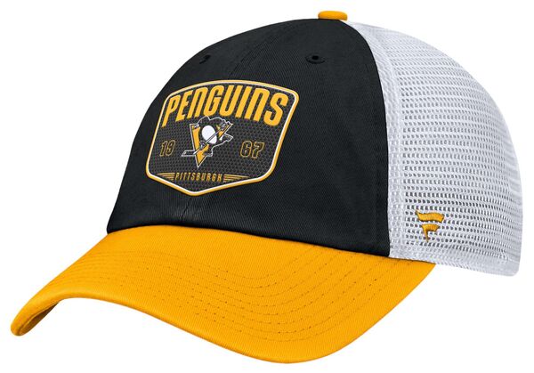 ■帽子サイズ UKサイズ｜頭囲 S/M｜約57cm M/L｜約59cm ■ブランド Fanatics (ファナティクス)■商品名 NHL Adult Pittsburgh Penguins One Time Black Adjustable...