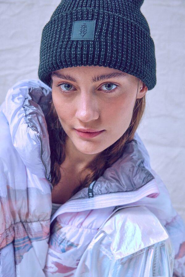 【送料無料】 フリーピープル レディース 帽子 ニットキャップ アクセサリー FP Movement Women's Stripe It Up Cool Down Beanie Black