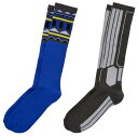 【送料無料】 ノースイースト メンズ 靴下 アンダーウェア Northeast Outfitters Men's Wool Ski Socks 2-Pack Blue Aztec
