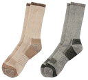 【送料無料】 ノースイースト メンズ 靴下 アンダーウェア Northeast Outfitters Men's Merino Hiking Socks 2-Pack Chocolate Brown