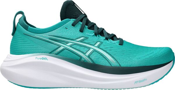 【送料無料】 アシックス メンズ スニーカー シューズ ASICS Men's GEL-NIMBUS 27 Running Shoes Saxon Green