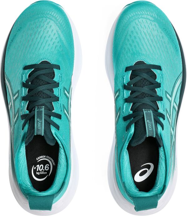 【送料無料】 アシックス メンズ スニーカー シューズ ASICS Men's GEL-NIMBUS 27 Running Shoes Saxon Green