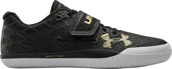 【送料無料】 アンダーアーマー メンズ スニーカー シューズ Under Armour Centric Grip Track and Field Shoes Black/Gray