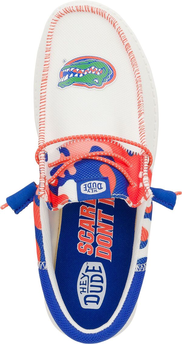 【送料無料】 ヘイデュード メンズ スニーカー シューズ Hey Dude Men's Wally Tri Florida Gators Shoes Blue/Orange
