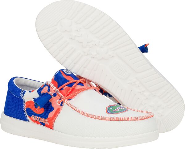 【送料無料】 ヘイデュード メンズ スニーカー シューズ Hey Dude Men's Wally Tri Florida Gators Shoes Blue/Orange