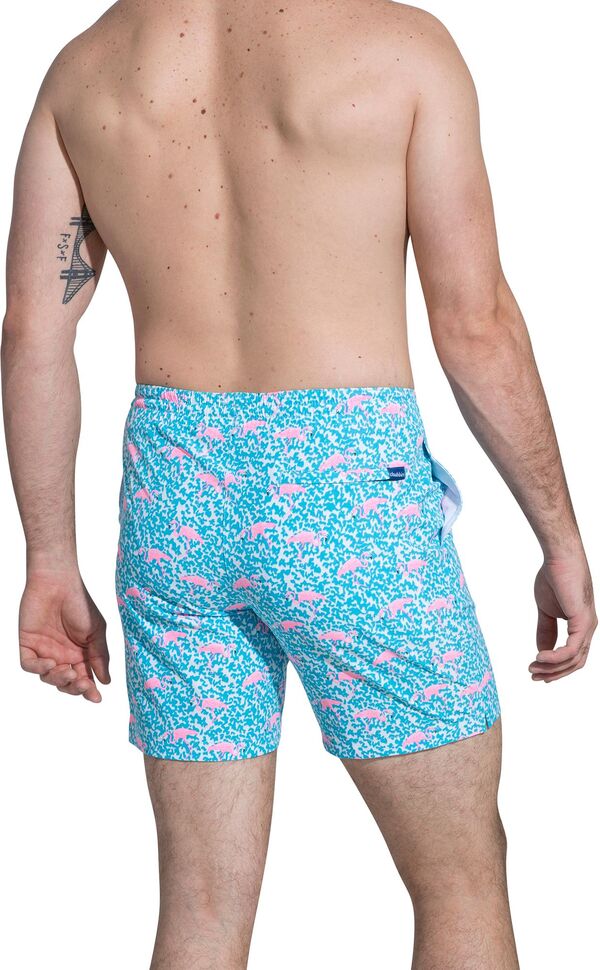 【送料無料】 チャビーズ メンズ ハーフパンツ・ショーツ 水着 chubbies Men's Classic 7" Swim Trunks Domingos For Flamingos