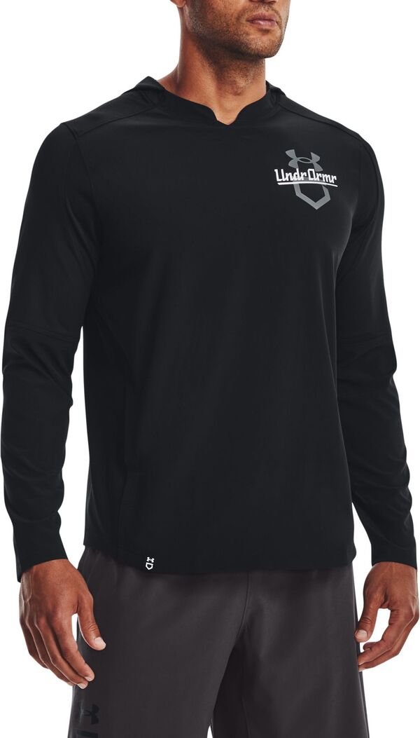 【サイズ交換無料】 アンダーアーマー メンズ アウター ジャケット・ブルゾン Black/Grey 【送料無料】 アンダーアーマー メンズ ジャケット・ブルゾン アウター Under Armour Men's Cage Hooded Jacket Black/Grey