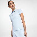 【送料無料】 キャリー レディース ポロシャツ トップス CALIA Women's Golf Rib Short Sleeve Polo Light Blue