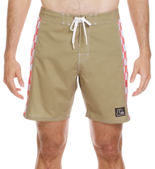 【送料無料】 クイックシルバー メンズ ハーフパンツ・ショーツ 水着 Quiksilver Men's Original Arch 18" Boardshorts Aloe
